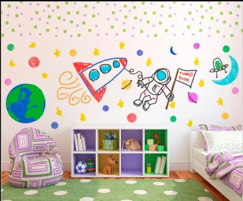 whiteboard child's room